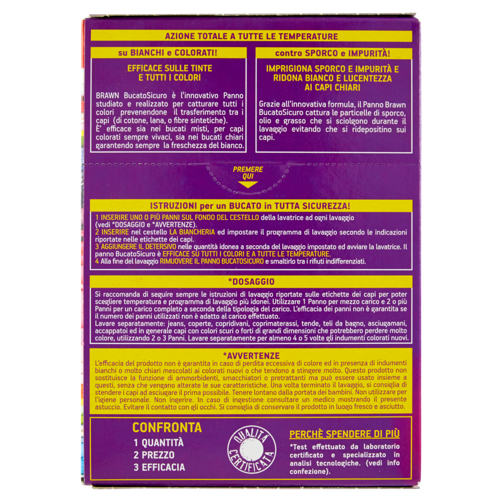 Brawn Bucato Sicuro Cattura Colore 10 Foglietti, , large