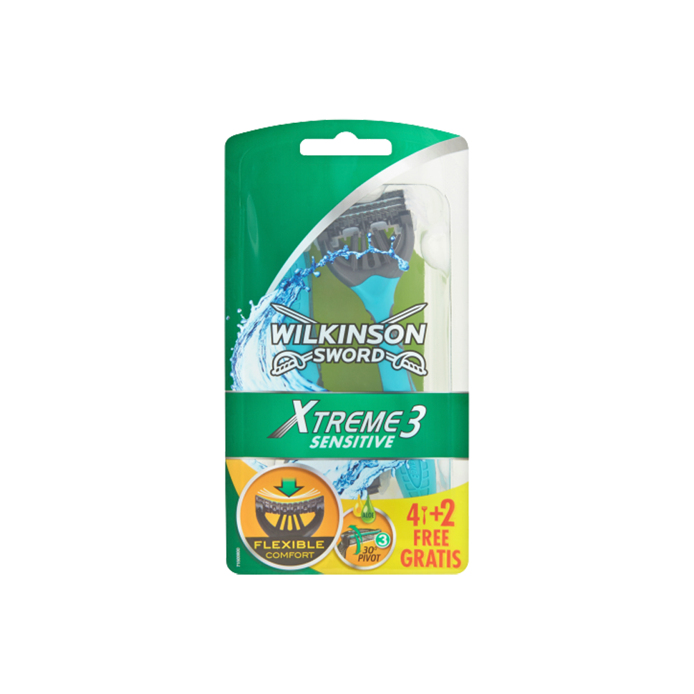 Wilkinson Sword Xtreme3 sensitive 4+2, , large