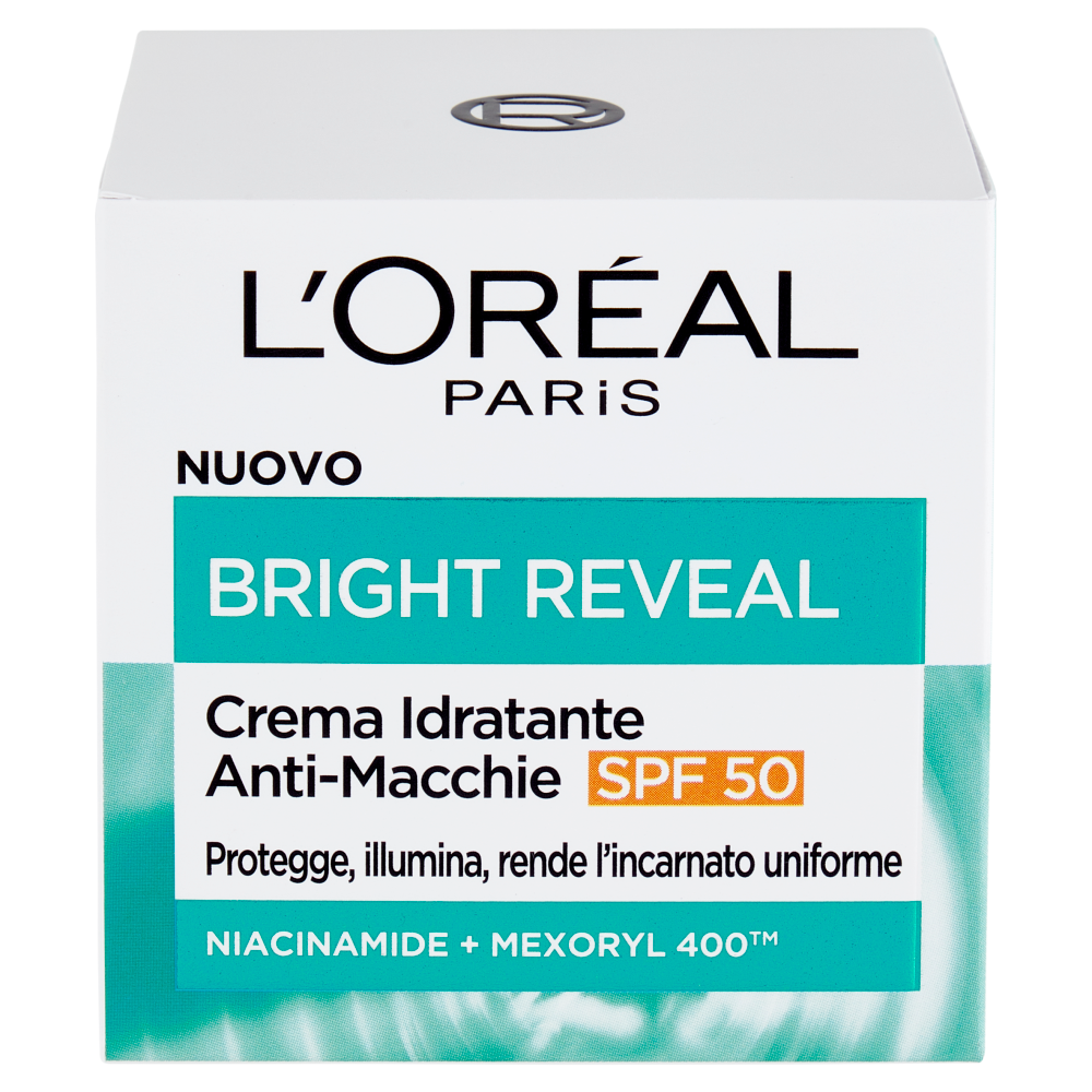 L'Or&eacute;al Paris Bright Reveal Crema Idratante Anti-Macchie Spf 50 50 ml, , large