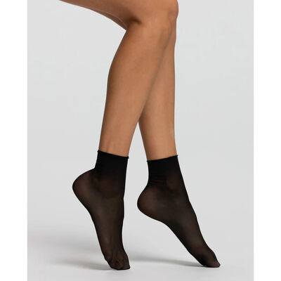 Pompea Calzino Velato 40 Denari Nero Taglia Unica 2 PZ	