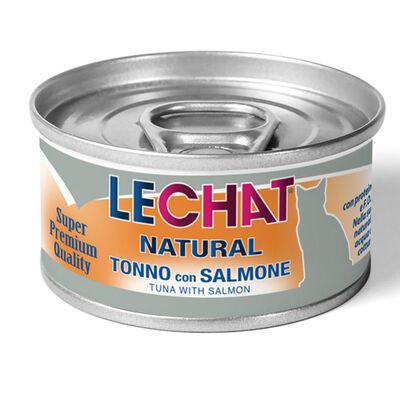 LeChat Natural Tonno con Salmone 80 g