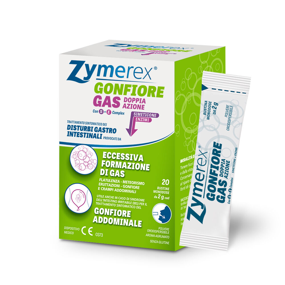 Zymerex Gas Doppia Azione 20 Bustine, , large