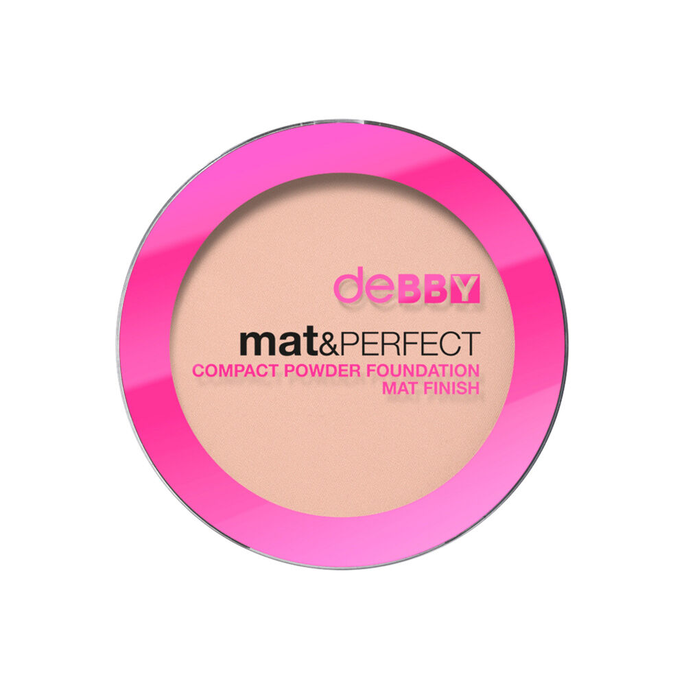 Debby Fondotinta Compatto Mat & Perfect Ivory 01 - -