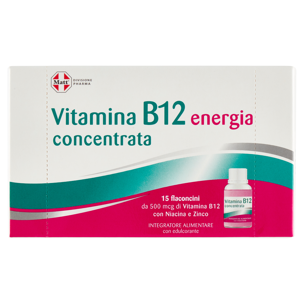 Matt Vitamina B12 Concentrata Energia 15 Flaconcini, , large