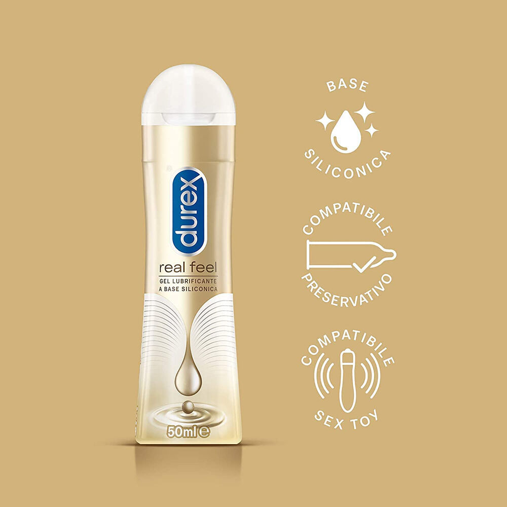 Durex Gel Lubrificante Real Feel 50 ml, , large