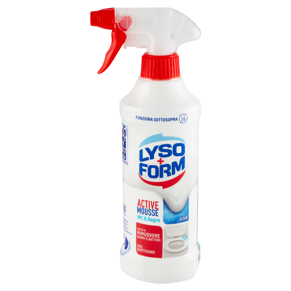 Lysoform Active Mousse Wc & Bagno Ocean 435 ml, , large