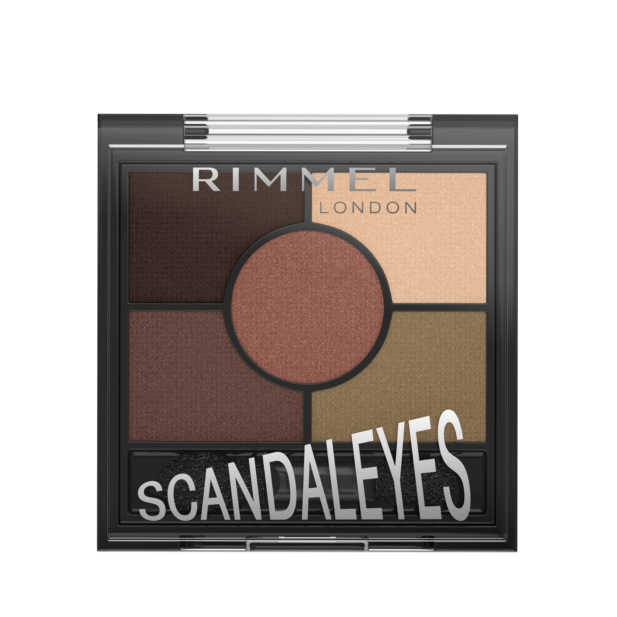 RIMMEL Scandaleyes 5 Pan - Palette Ombretti N. 02 Brixton Brown - Immagine 3