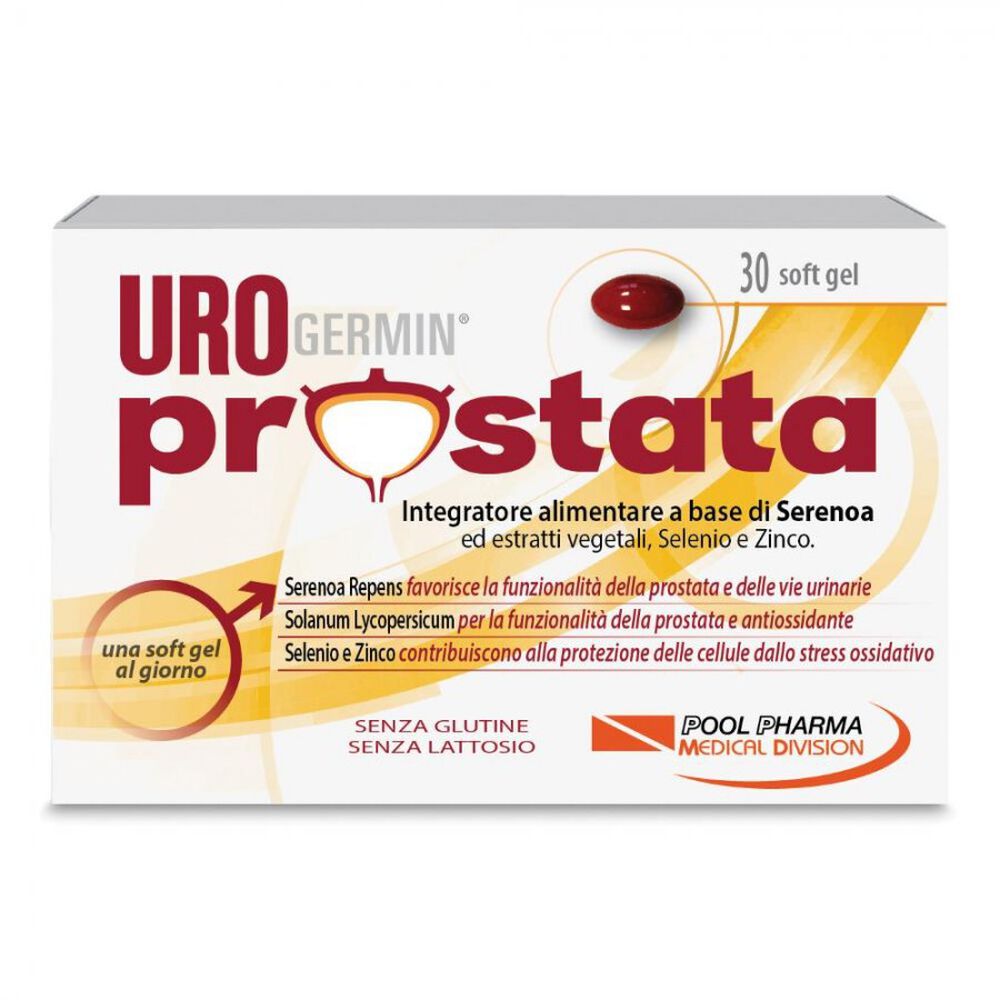 Urogermin Prostata Integratore Alimentare 30 Soft Gel, , large