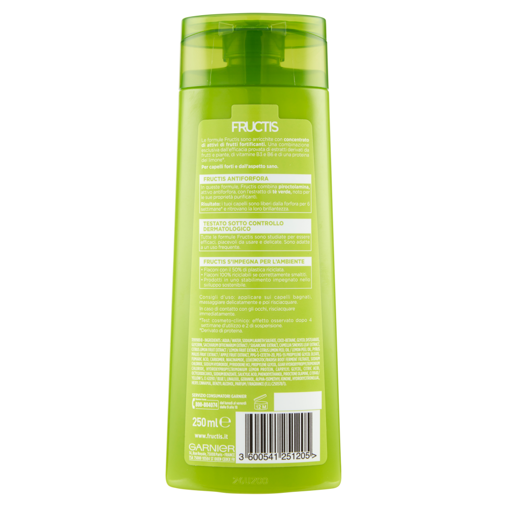 Fructis Shampoo Antiforfora 250 ml, , large