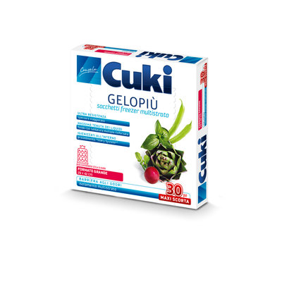 Cuki Gelopi&ugrave; Sacchetti Multistrato Formato Grande 29x42cm 30 pezzi