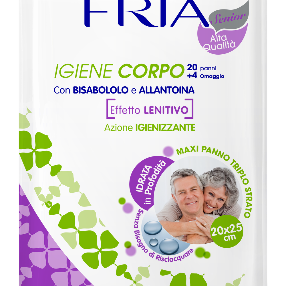 Fria Senior Salviette Corpo 24 Pezzi, , large