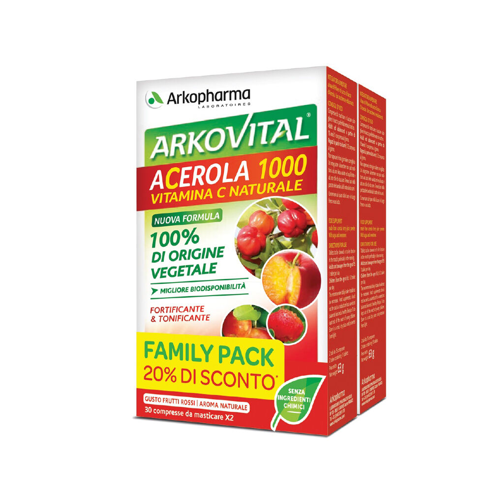 Arkopharma Acerola 1000 60 Compresse, , large