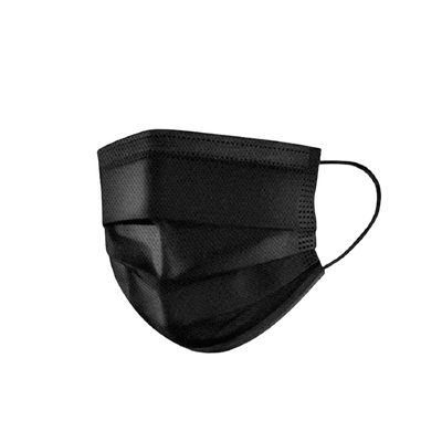 DoctorMask Mascherine Chirugiche Nere 10 Pezzi