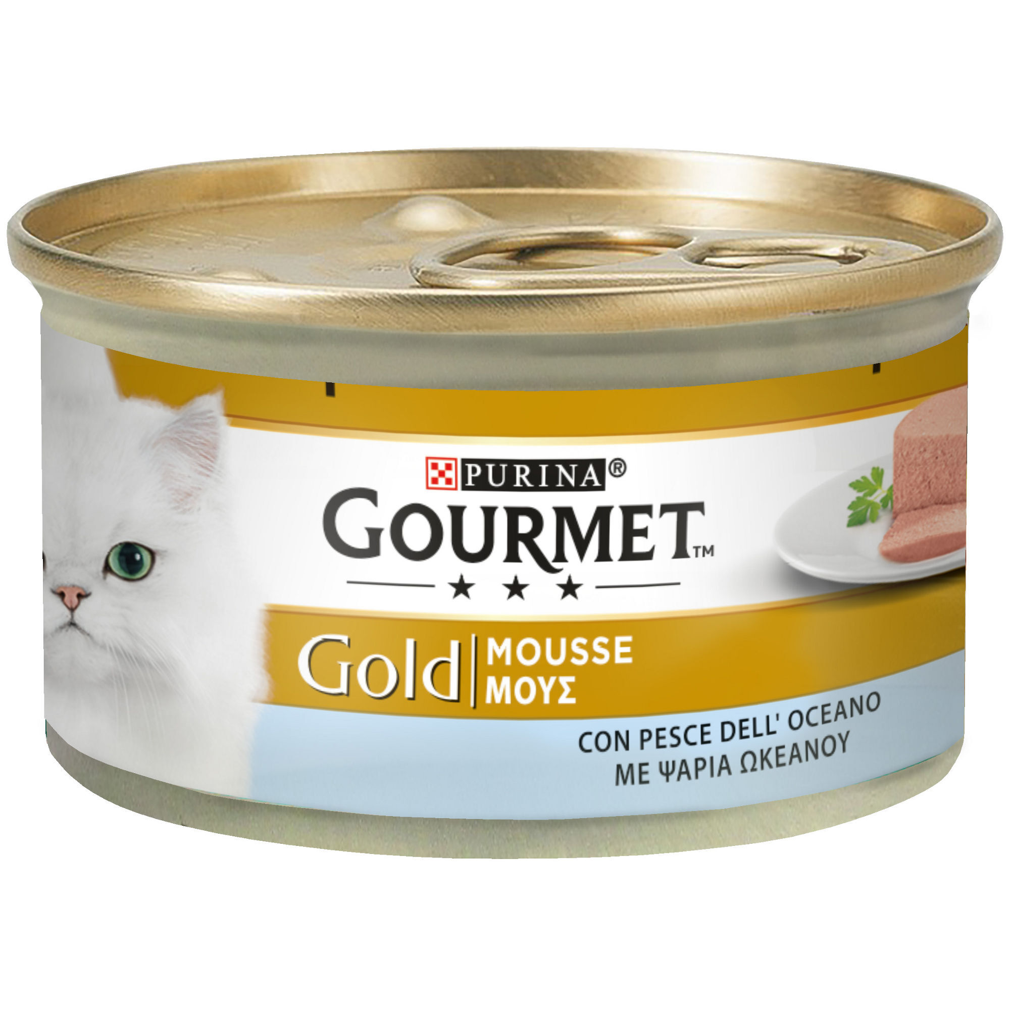 Purina Gourmet Gold Mousse con Pesce dell'Oceano 85 g - -