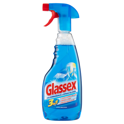 Glassex con Ammoniaca e Speed Alcool Vetri e Multiuso 500 ml