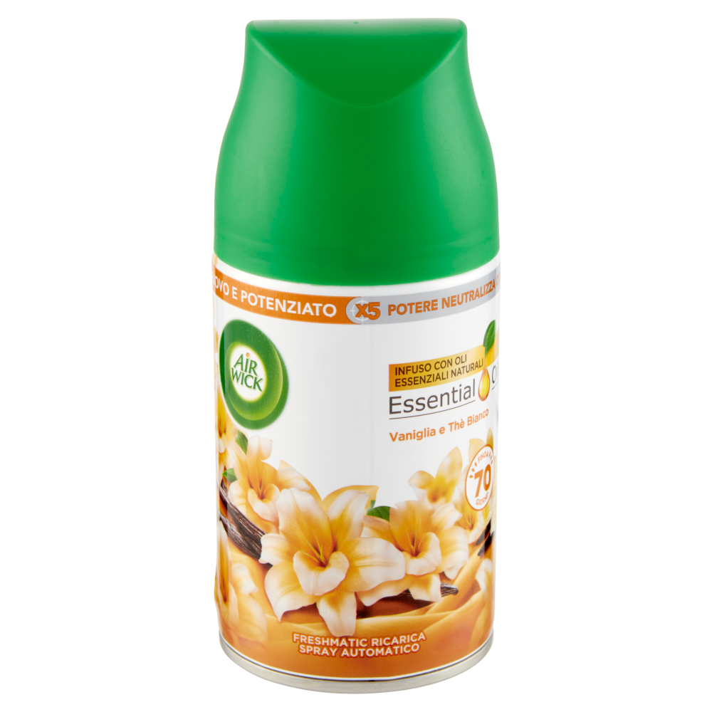 Air Wick Freshmatic Ricarica Vaniglia e Thè Bianco Profumatore 250 ml - -