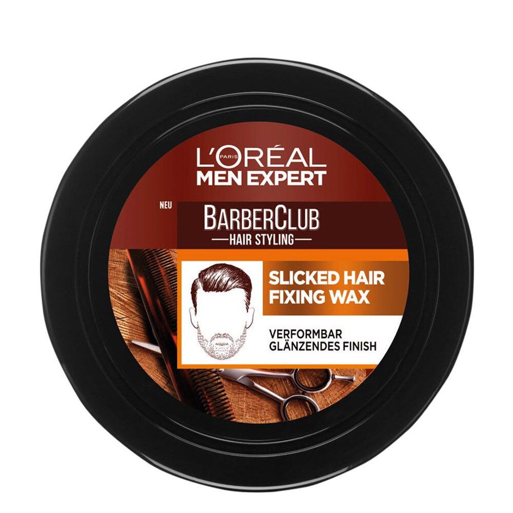L'Oréal Men Expert Barber Club Slicked Hair Fixing Wax 75 ml, , large