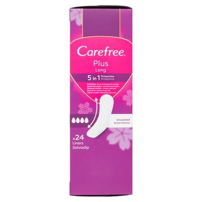 Carefree Plus Long Salvaslip 24 Pezzi