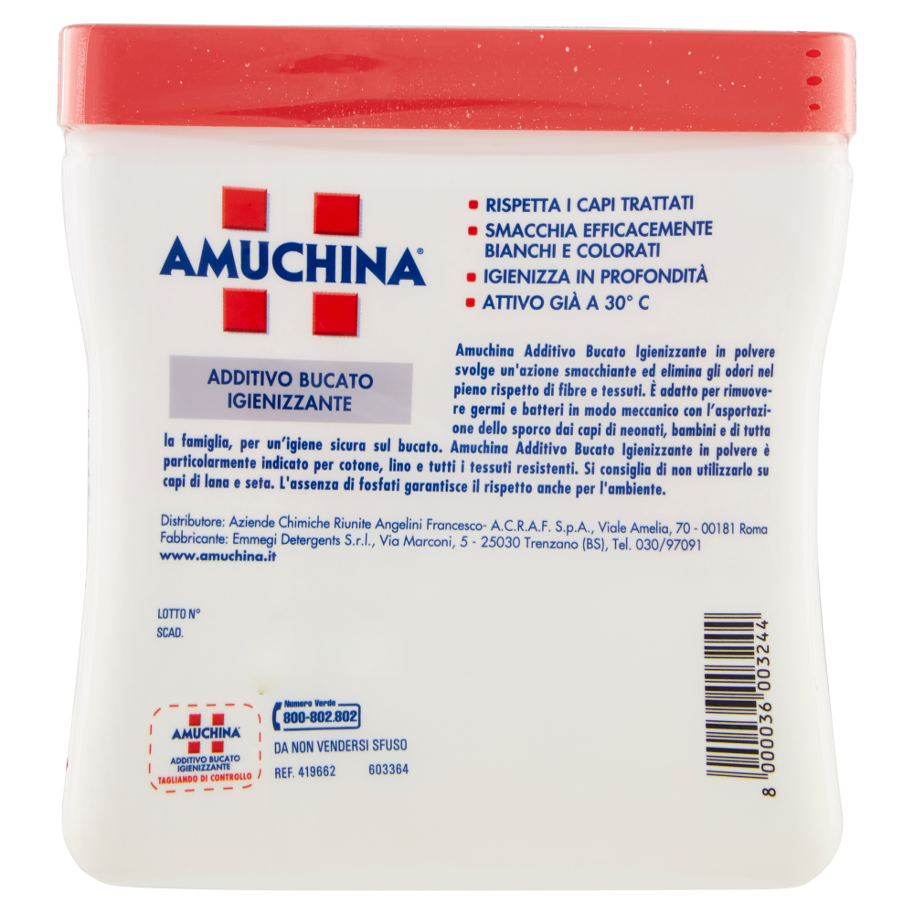 Amuchina Additivo Bucato Igienizzante 500 g, , large
