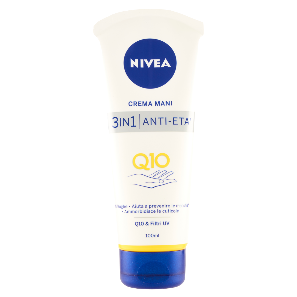 Nivea Crema Mani 3In1 Con Q10 Anti-Età 100 ml - Immagine 3