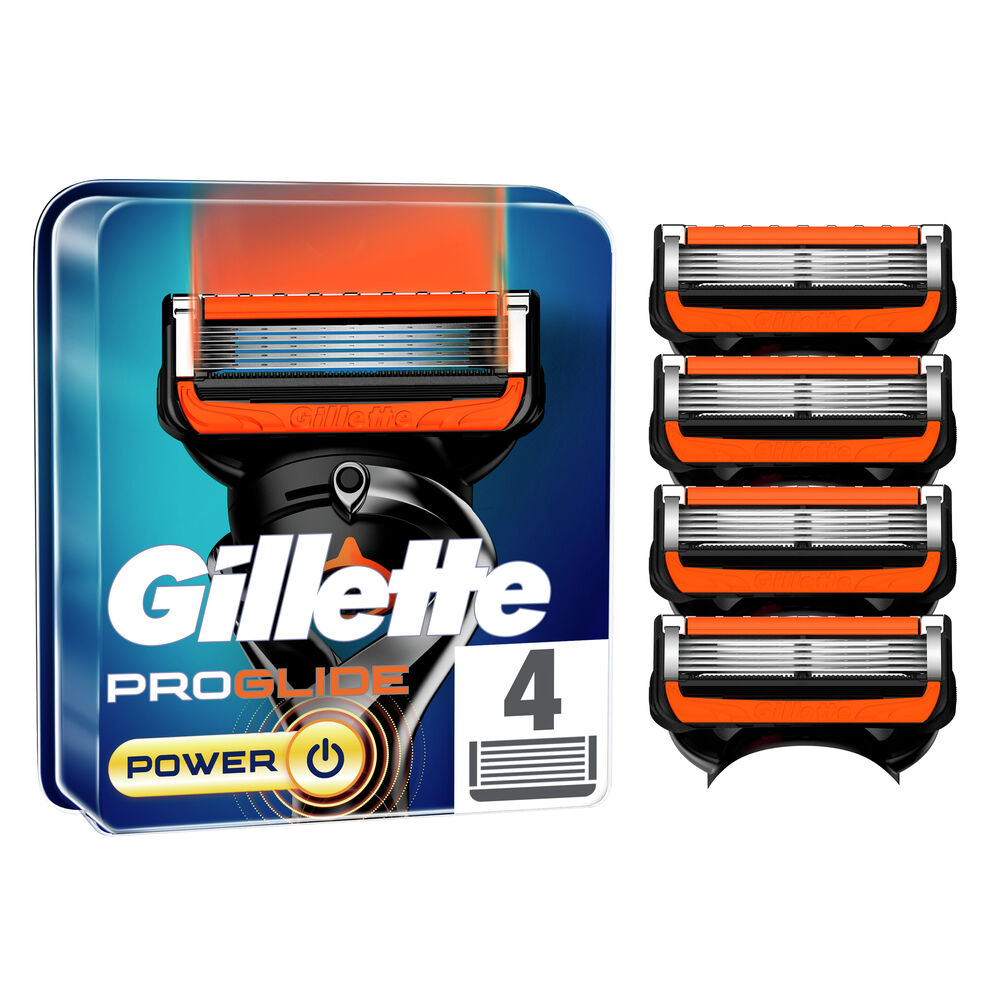 Gillette Fusion Proglide Power Ricarica 4 Pezzi, , large