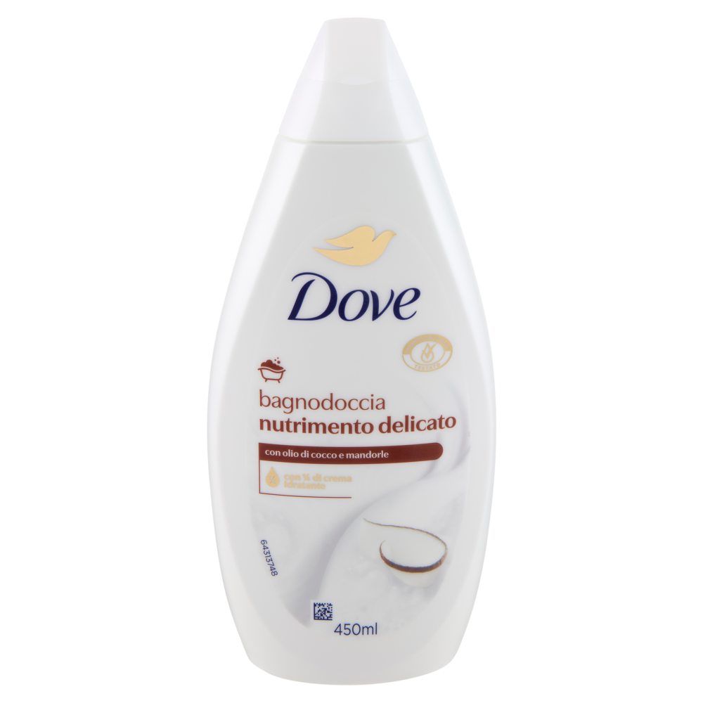 Dove Bagnodoccia Delicato Olio di Cocco e Mandorle 450 ml - -