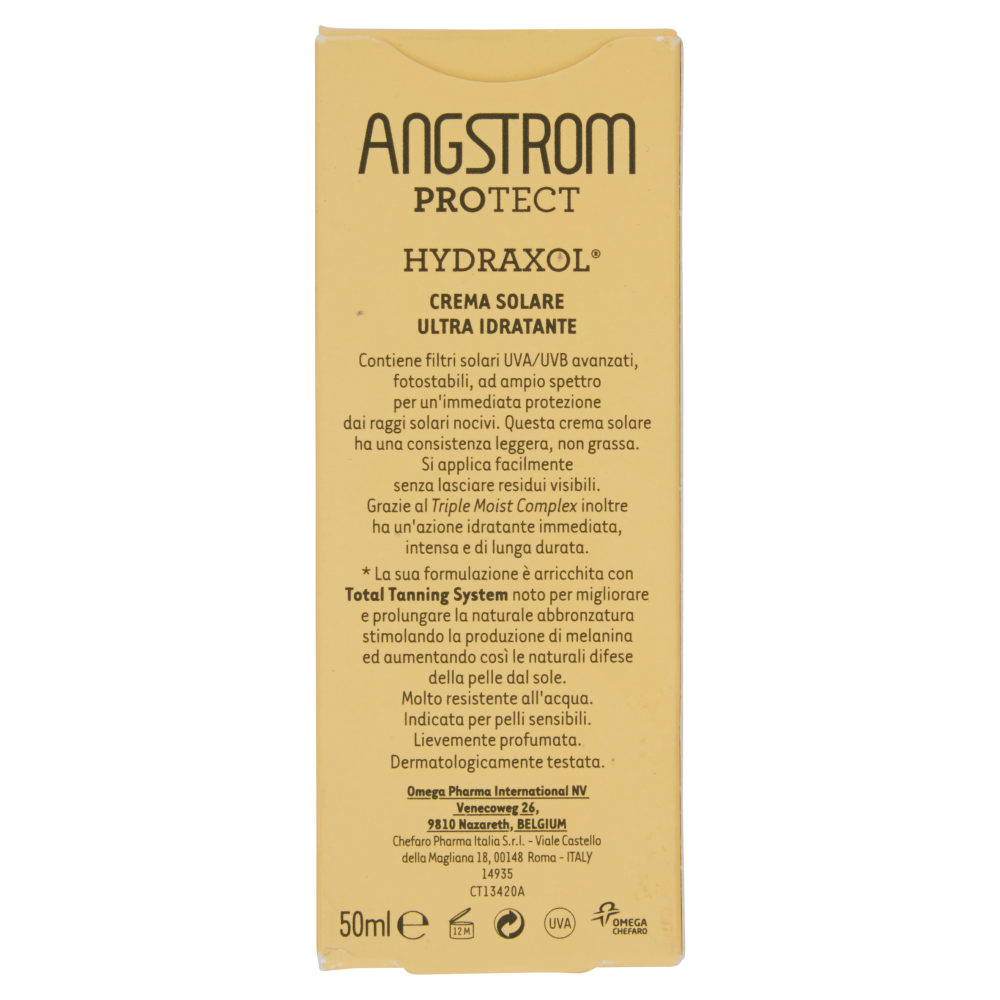 Angstrom Protect Hydraxol Crema Solare Ultra Idratante Viso 50+ 50 ml, , large