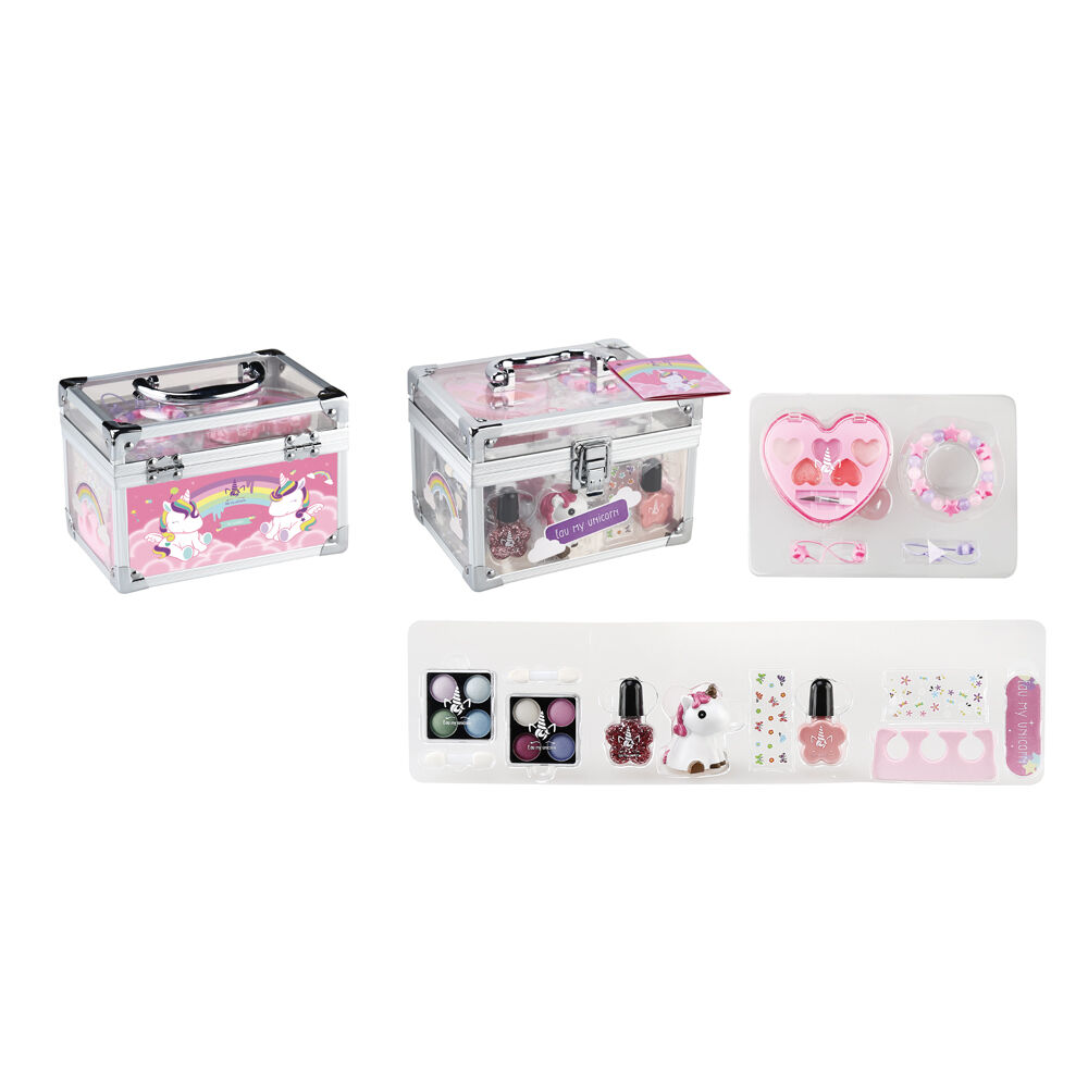 Royal Beauty My Unicorn Valigetta Trasparente - -