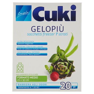 Cuki Gelopi&ugrave; 23x32 cm 20 Sacchetti