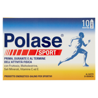 Polase Sport Sali Minerali con Vitamina C Magnesio e Potassio 10 Bustine