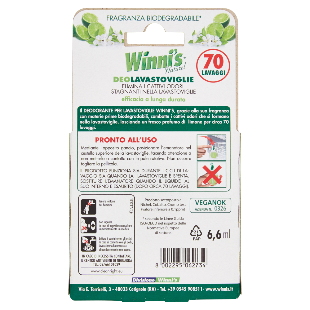 Winni's Naturel Deodorante Lavastoviglie, , large