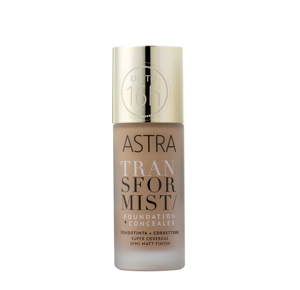 Astra Makeup Unisex 002C - Shell Transformist Foundation + Concealer 18Ml - Fondotinta Liquido - Immagine 6