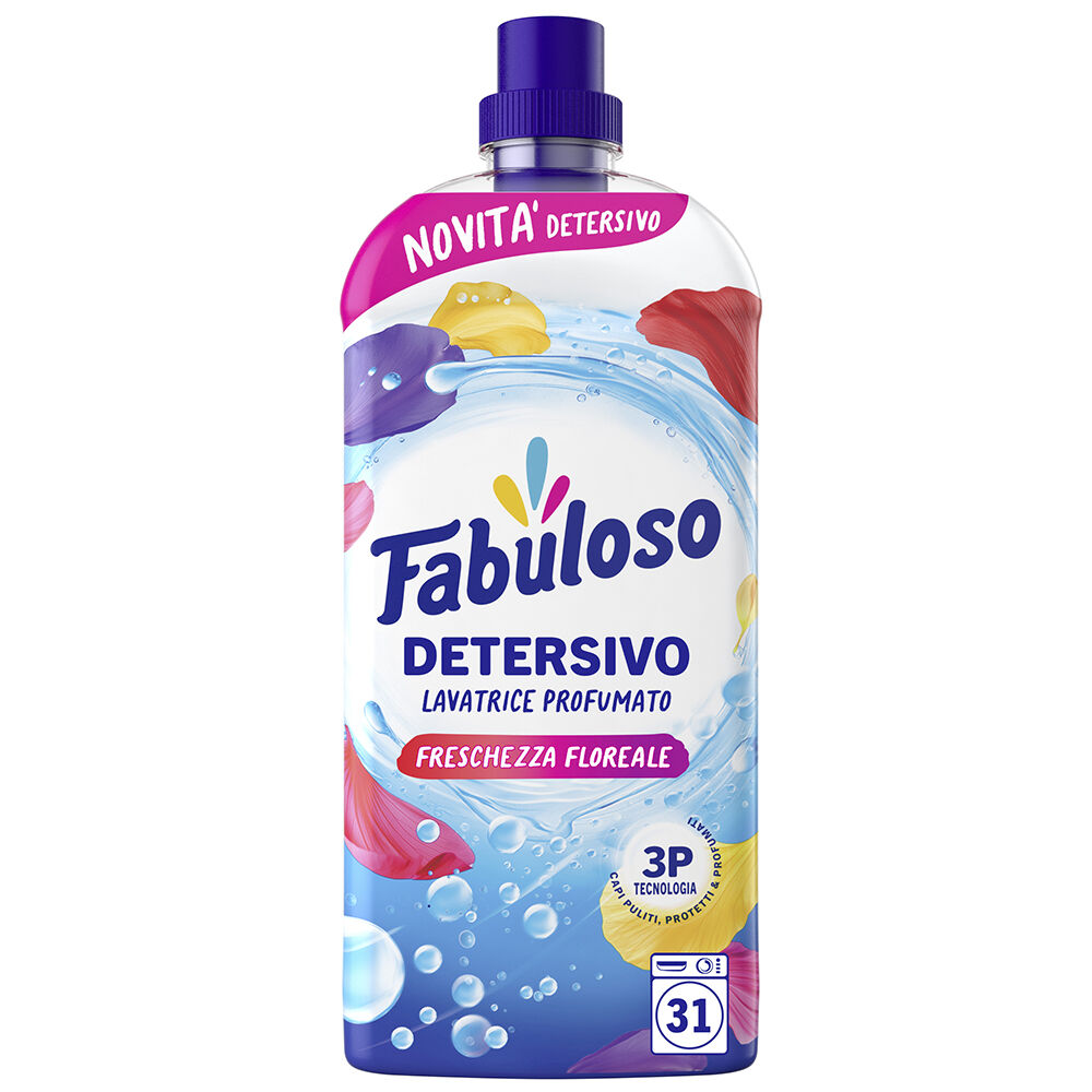 Fabuloso Detersivo Lavatrice Liquido Lavanda e Magnolia 31 Lavaggi, , large