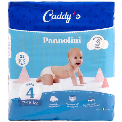 Caddy's Pannolini Maxi (7-18 Kg) 21 Pezzi