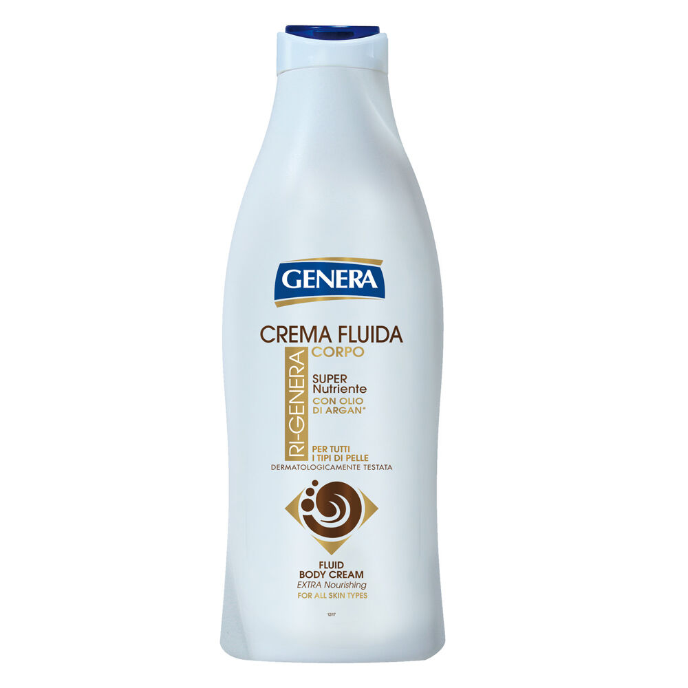 Genera Crema Fluida Corpo con Olio di Argan 500ml - -