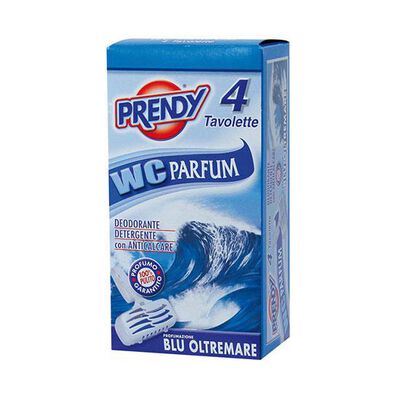 Prendy Deodorante Wc 4 Pezzi Blu Oltremare 40g