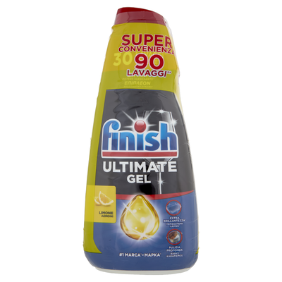 Finish Ultimate Gel Lavastoviglie Limone 3 x 30 lavaggi