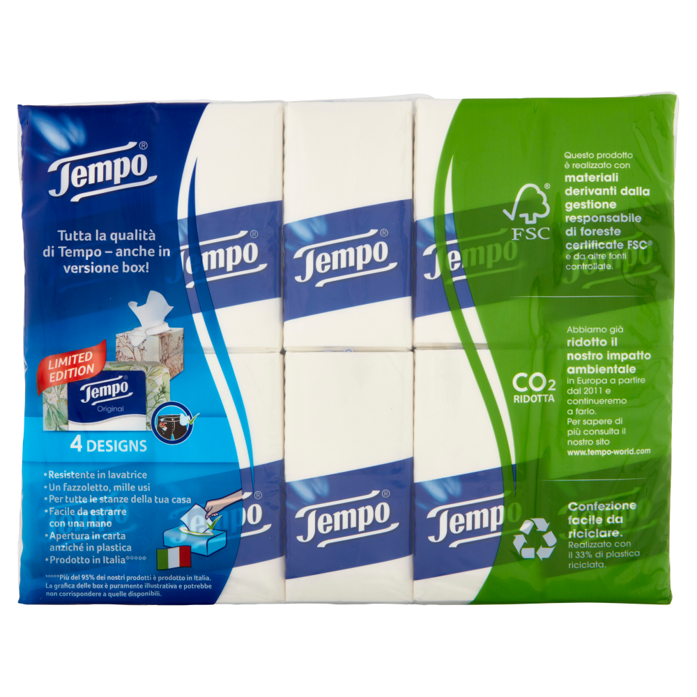 Tempo Fazzoletti 30 Pacchetti, , large