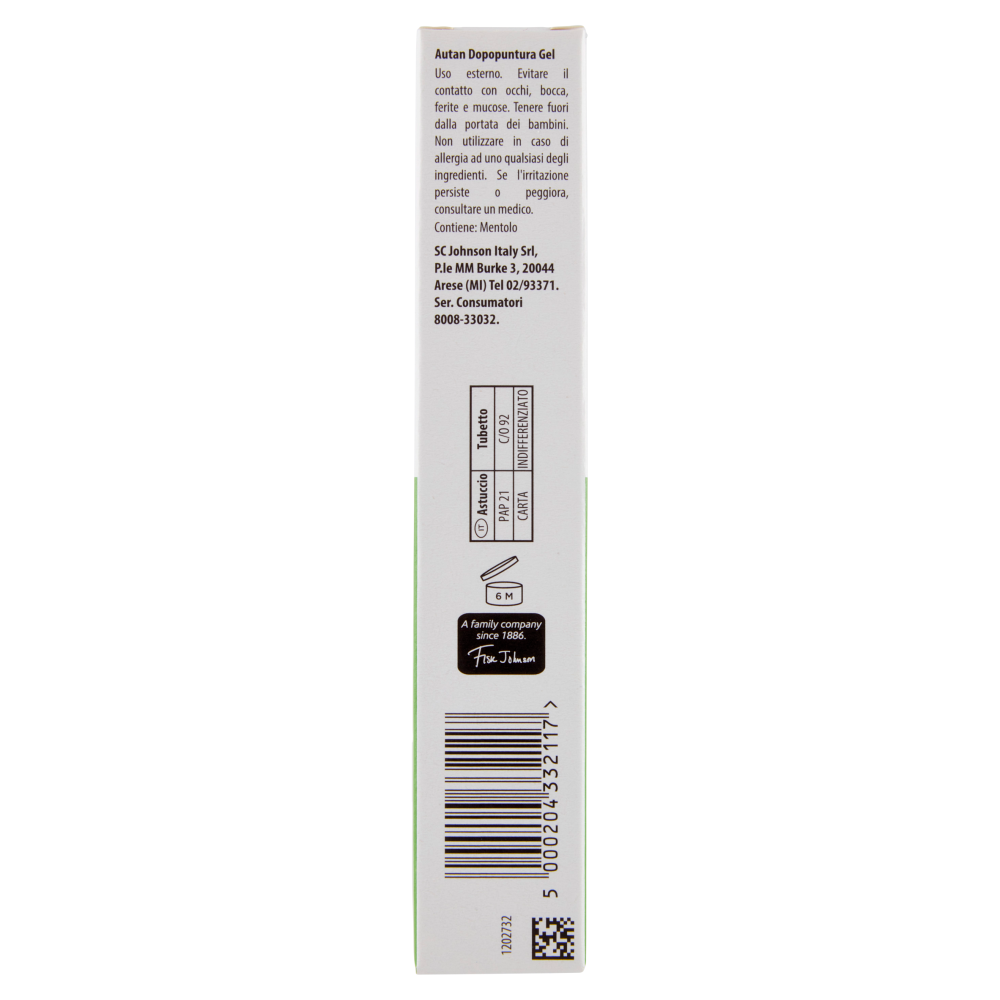 Autan Organic Afterbite Dopo Puntura Naturale 20 ml, , large