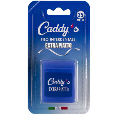 Caddy's Filo Interdentale Extra Piatto 25 m