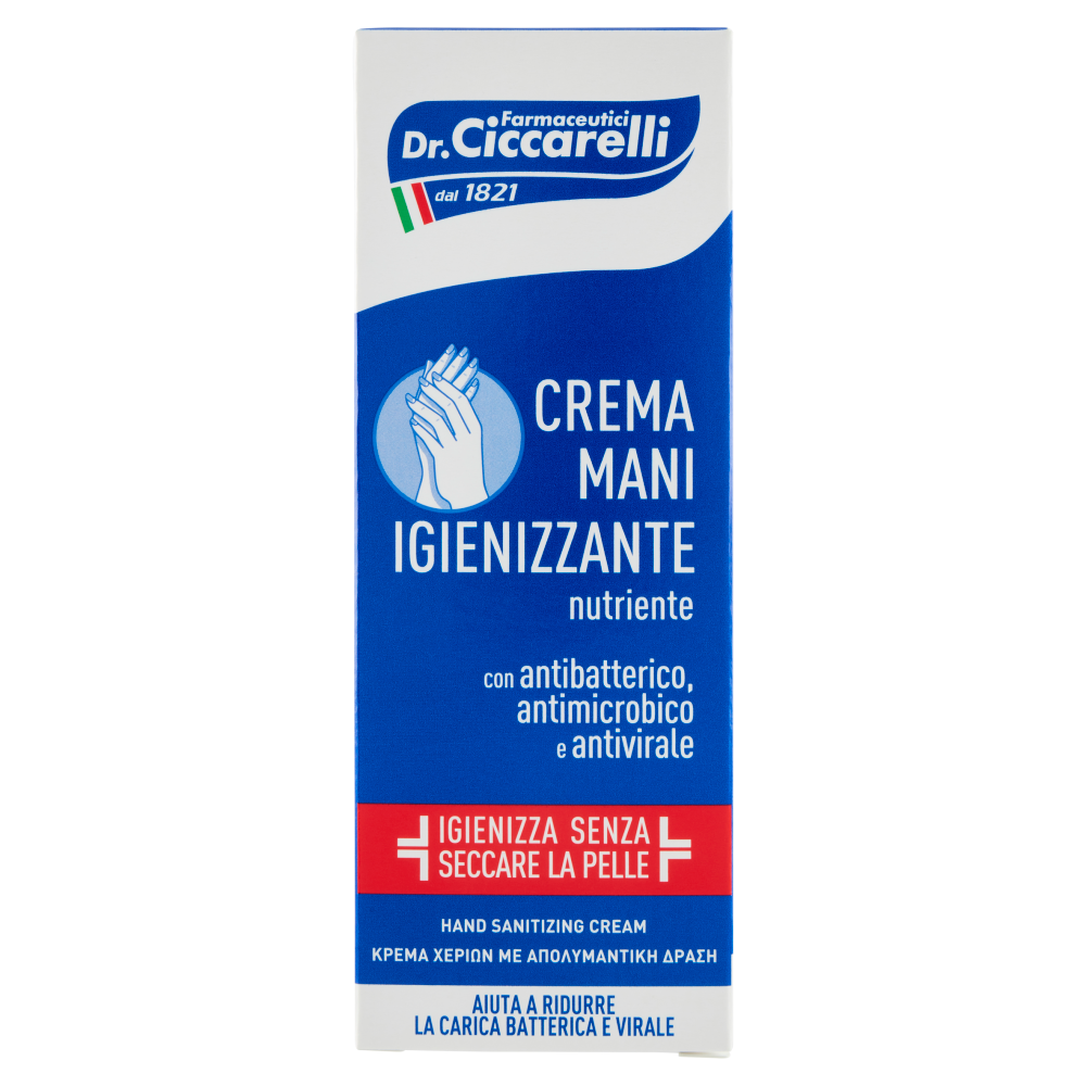 Dr. Ciccarelli Crema Mani Igienizzante Nutriente 75 ml, , large