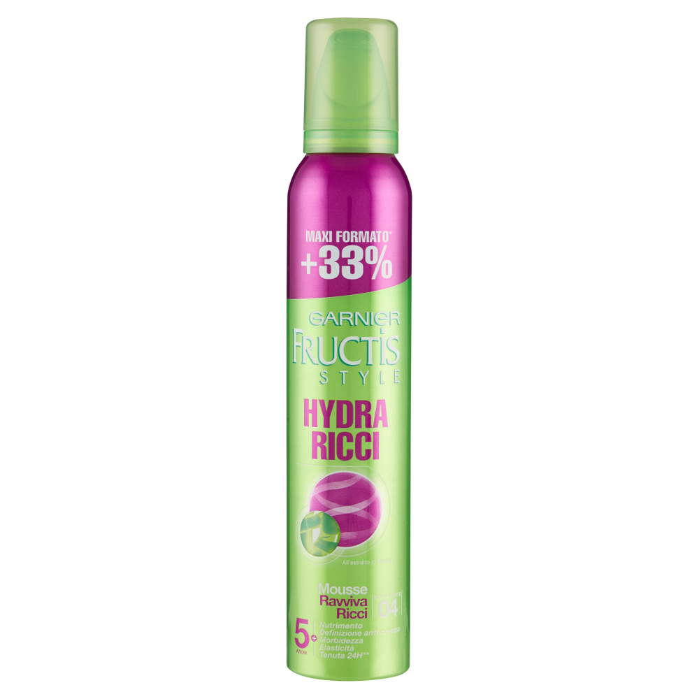 Fructis Style Hydra Ricci Mousse Extra Forte 150 ml - - - Immagine 1