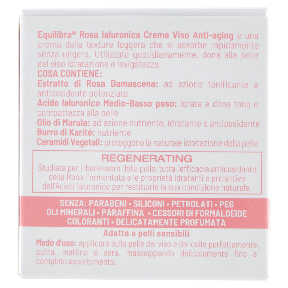 Equilibra Rosa Ialuronica Crema Viso Anti-Aging 50 ml, , large