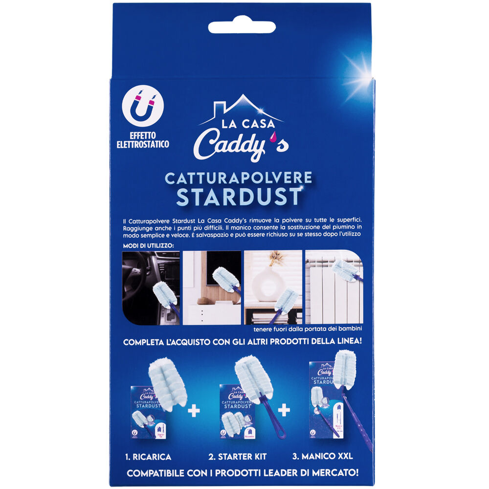 Caddy's Catturapolvere Stardust 10 Ricariche, , large