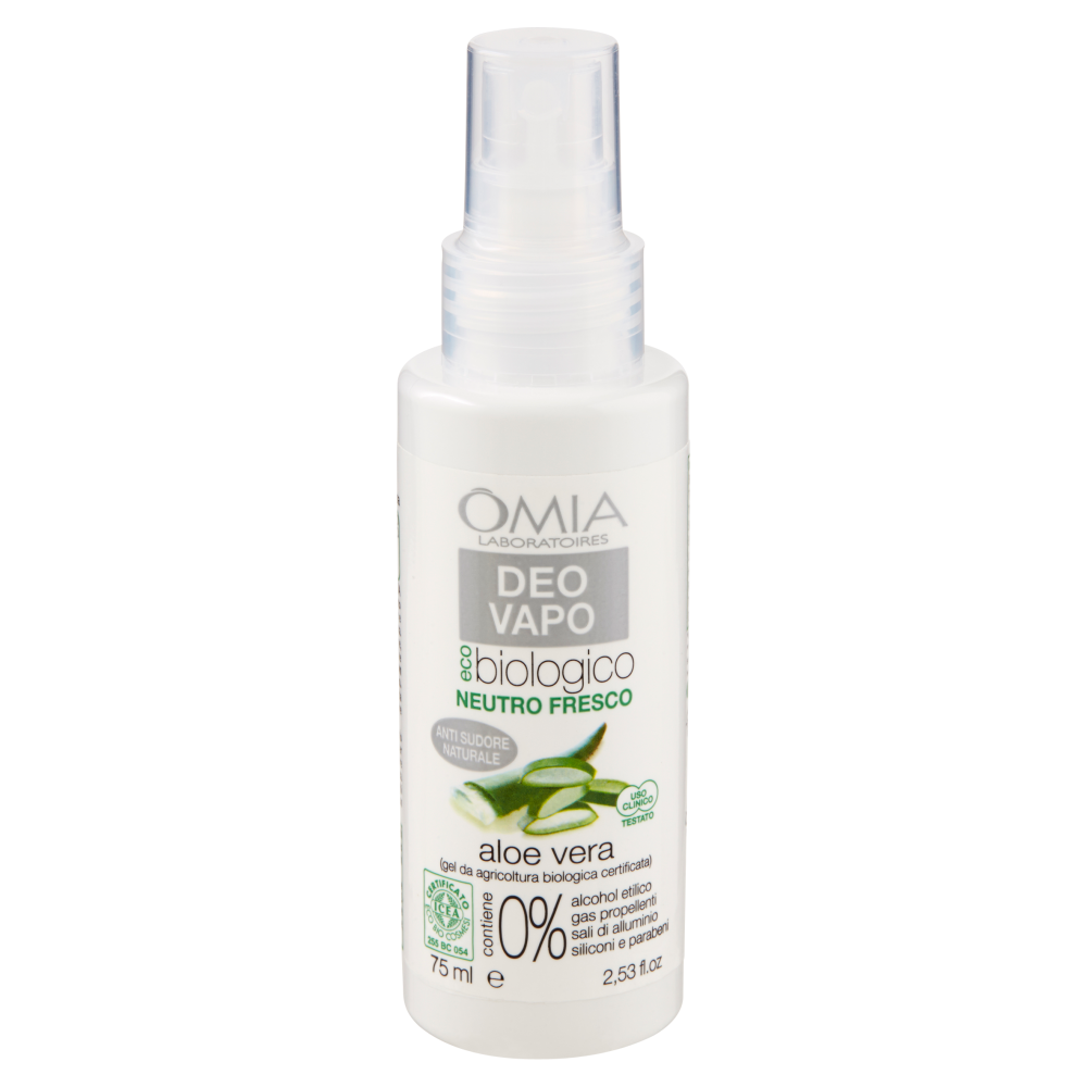 Omia Ecobiologico Deodorante No Gas Aloe 75ml, , large