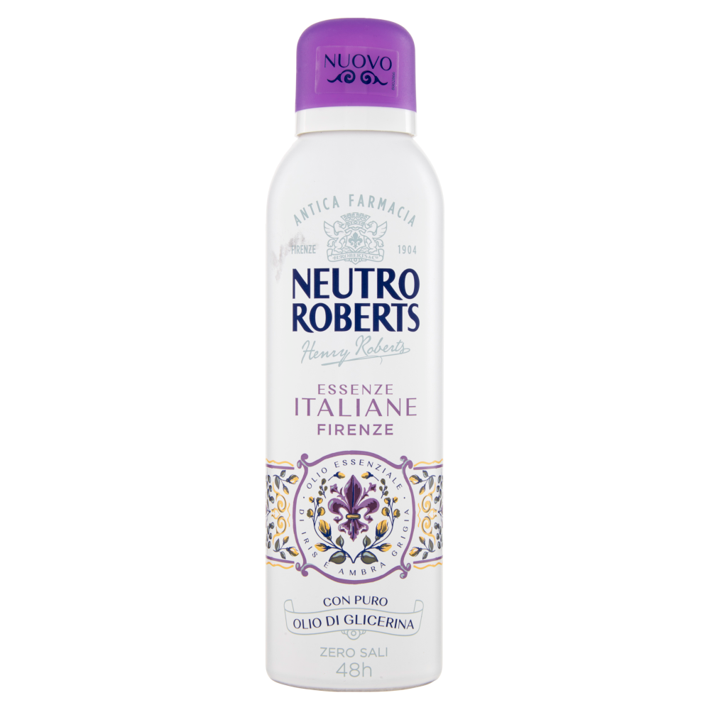 Neutro Roberts Essenze Italiane Firenze Olio Essenziale Di Iris E Ambra Grigia 200 Ml - --image