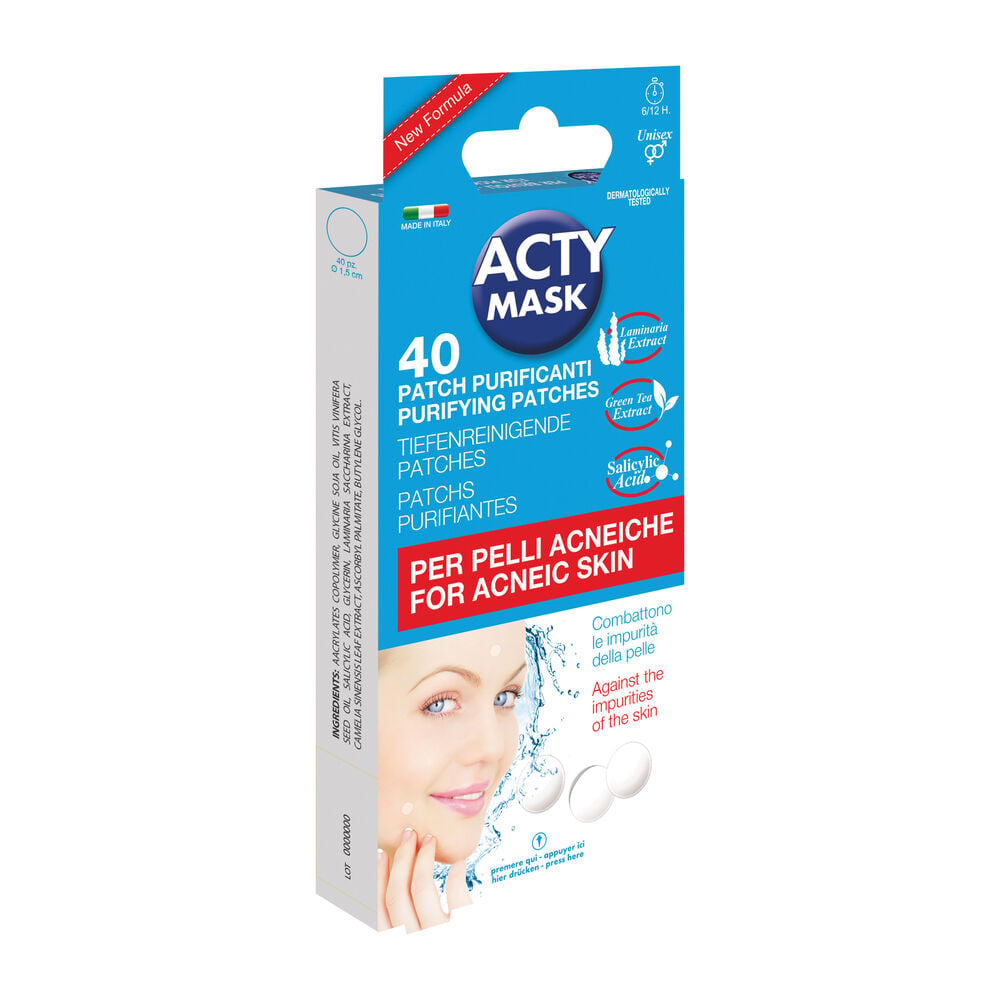Acty Mask Patch Purificanti Pelli Acneiche, , large