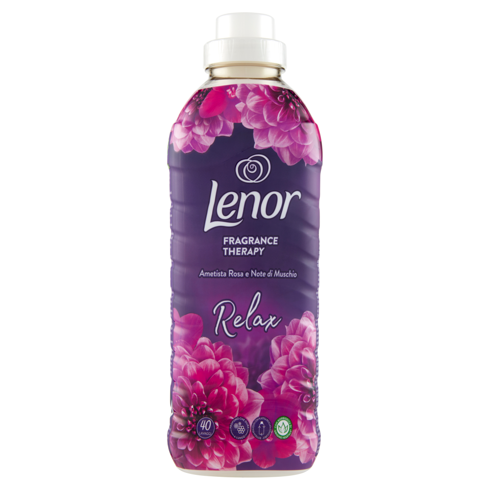 Lenor Ammorbidente Lavatrice Concentrato Ametista Rosa e Note di Muschio 40 Lavaggi - -