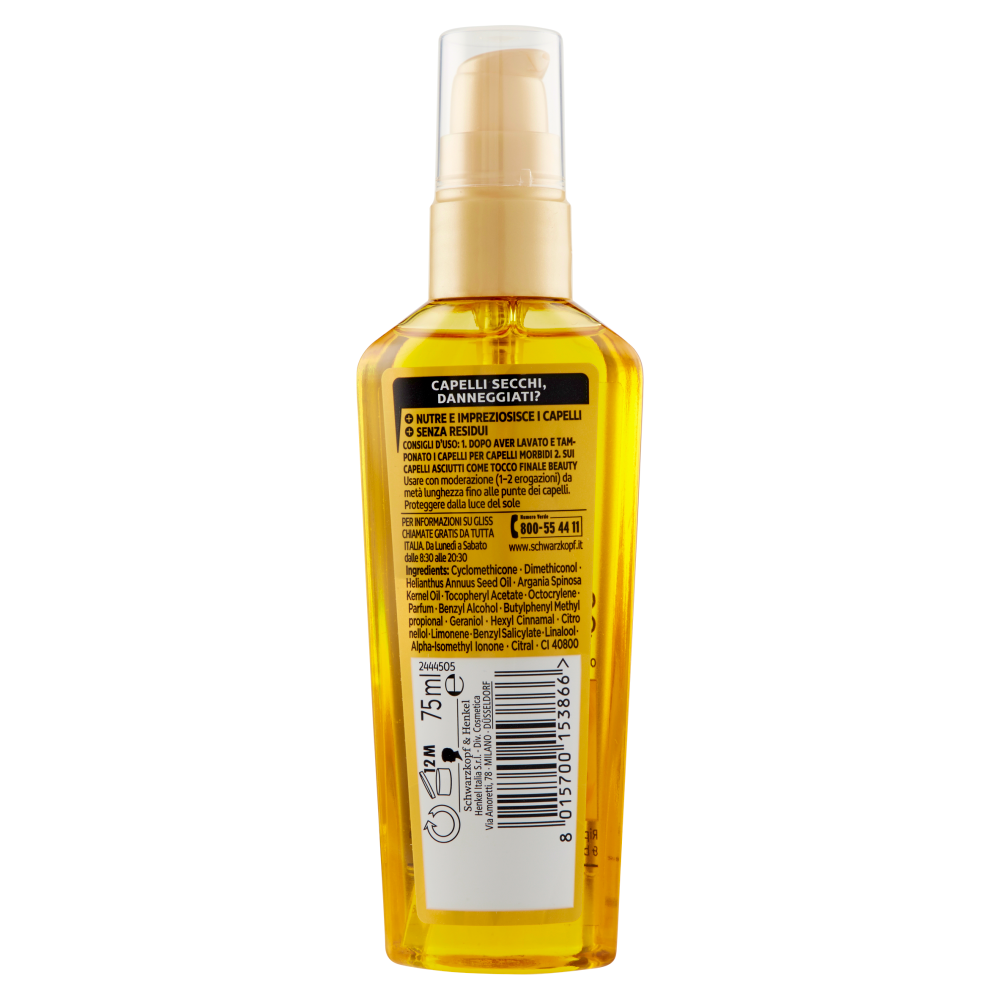 Gliss Hair Repair Oil Elixir Quotidiano 75 ml, , large