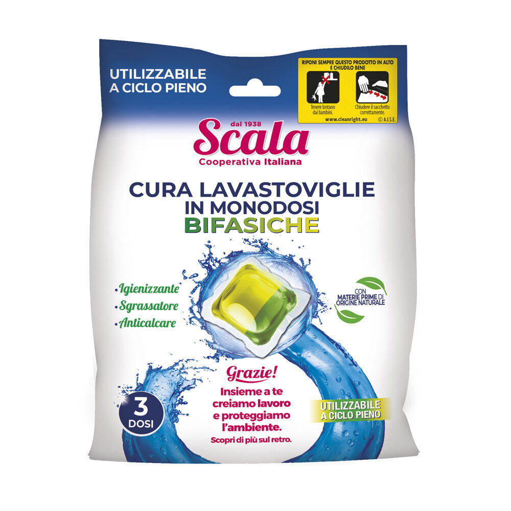 Scala Cura Lavastoviglie in Monodosi Bifasiche 3 x 25 g	, , large